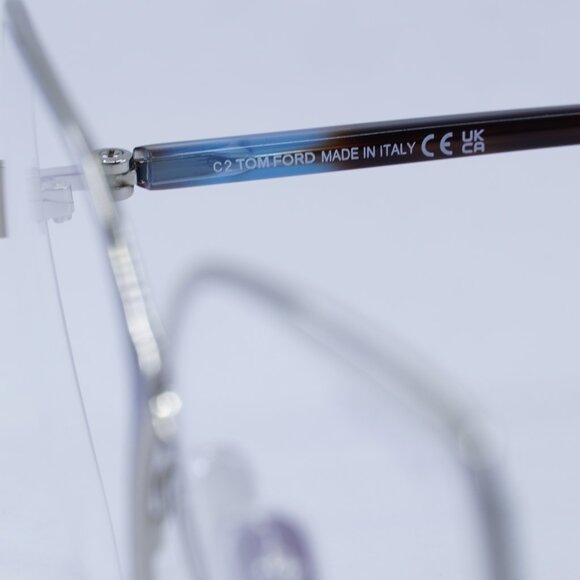 🕶️ New Tom Ford FT5841-B 016  Eyeglasses - Palladium Frame 59mm - Picture 7 of 10